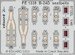 Detailset B24D Liberator Seatbelts (Revell/Monogram) FE1339