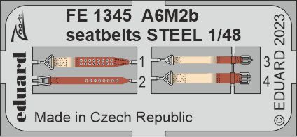 Detailset Mitsubishi A6M2b Zero Seatbelts (Academy)  FE1345