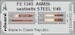 Detailset Mitsubishi A6M2b Zero Seatbelts (Academy) FE1345
