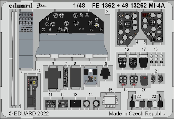 Detailset Mil Mi4A  Interior (Trumpeter)  FE1362