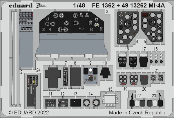 Detailset Mil Mi4A Interior (Trumpeter) FE1362