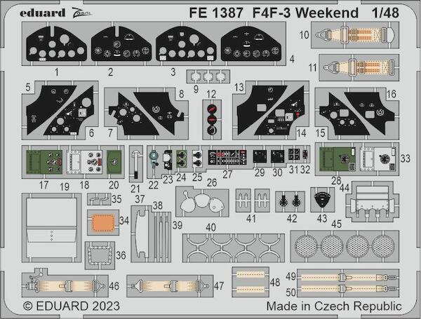 Detailset F4F-3 Weekend (Eduard)  FE1387