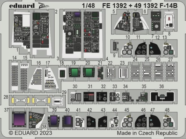 Detailset Grumman F14B Tomcat (Great Wall)  FE1392