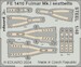 Detailset Fairey Fulmar MKI Seatbelts - steel- (Trumpeter) FE1410