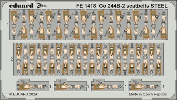 Detailset Gotha Go244 Seatbelts (ICM) FE1418