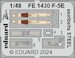 Detailset Northrop F5E Tiger II  Seatbelts (Eduard / ARV Club) FE1430