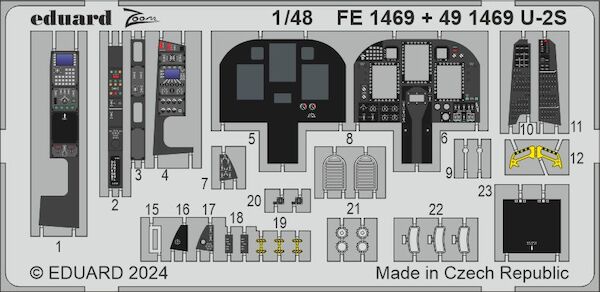 Detailset Lockheed U2S Interior (Hobby Boss) FE1469