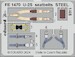 Detailset Lockheed U2S Seatbelts (Hobby Boss) FE1470