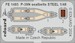 Detailset  P39N Airacobra Seatbelts (Arma Hobby) FE1485