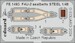 Detailset Vought F4U-2 Corsair Seatbelts (Hobby Boss) FE1493