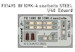 Detailset Messerschmitt Bf109K-4 Seatbelts (Eduard) FE1495