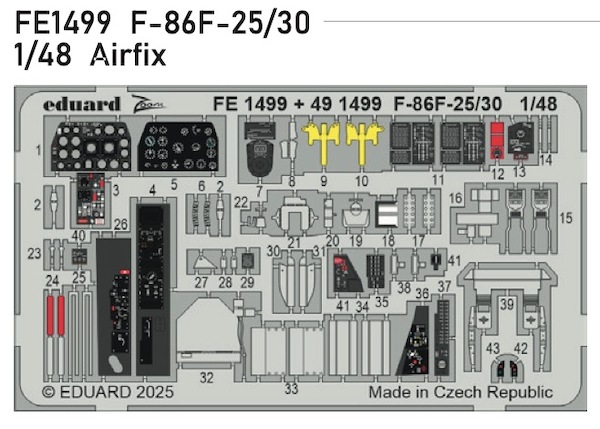 Detailset F86F-25/30 Sabre (Airfix) FE1499