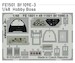 Detailset Messerschmitt BF109E-3 (Hobby Boss) FE1501