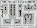 Detailset F35C Lightning II Seatbelts (Tamiya) FE1504