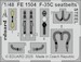 Detailset F35C Lightning II Seatbelts (Tamiya) FE1504