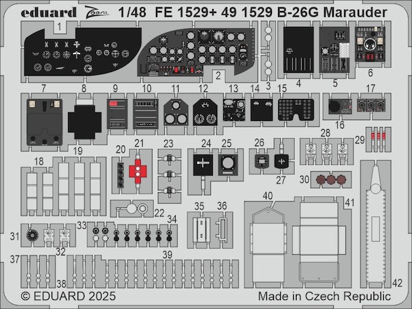 Detailset Martin B26G Marauder Interior (ICM) FE1529