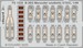 Detailset Martin B26G Marauder Seatbelts (ICM) FE1530