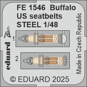Detailset F2A Buffalo - US Version Seatbelts (Tamiya)  FE1546