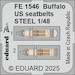 Detailset F2A Buffalo - US Version Seatbelts (Tamiya) FE1546