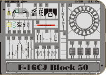 Detailset F16CJ Block 50 Fighting falcon (Hasegawa)  FE204