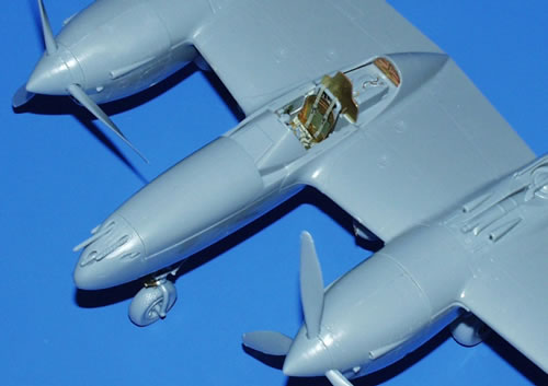 Detailset Lockheed P38J Lightning (Hasegawa)  FE208