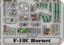 Detailset F18C Hornet (Hasegawa)  FE223