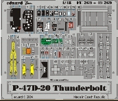 Detailset p47D-20 Thunderbolt (Hasegawa) FE269