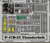 Detailset P47D-25 Thunderbolt (Hasegawa) FE270