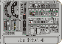 Detailset Junkers Ju88A-4 Interior (Dragon) FE285