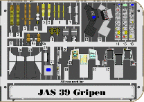Detailset Saab JAS39 Gripen (Italeri)  FE300