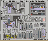 Detailset Mitsubishi T2 Panther (Hasegawa)  FE336