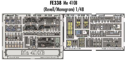 Detailset Messerschmitt Me410B (Monogram/Revell) FE338
