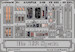 Detailset Heinkel He162 Spatz Self Adhesive (Tamiya) FE393