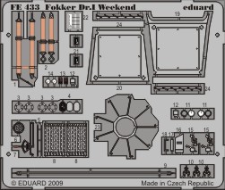 Detailset Fokker Dr1 Interior Self adhesive (Eduard) FE433