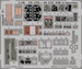 Detailset Grumman F6F Hellcat interior Self Adhesive (Hobby Boss) FE478