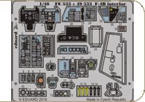 Detailset F4B Phantom Interior Self Adhesive (Hasegawa)  FE533