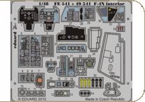 Detailset F4N Phantom Interior Self Adhesive (Hasegawa)  FE541