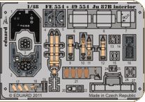 Detailset Junkers Ju87B Stuka Interior Self Adhesive (Italeri) FE554