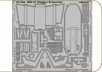 Detailset MiG27 Flogger D Interior Self Adhesive (Esci/Italeri)  FE560