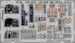 Detailset Messerschmitt Me262A-1a/U3 Interior Self Adhesive (Hobby Boss) FE563