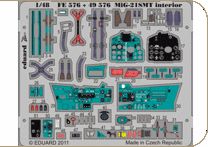 Detailset Mikoyan MiG21SMT Fishbed Interior Self Adhesive (Eduard) FE576