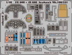 Detailset Hawker Sea Hawk MK100/101 Self Adhesive (Trumpeter)  FE608