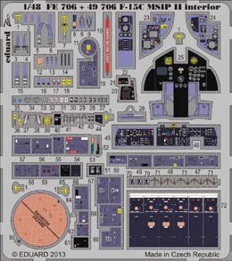 Detailset F15E Eagle MSIP II Interior Self Adhesive (Great Wall)  FE706