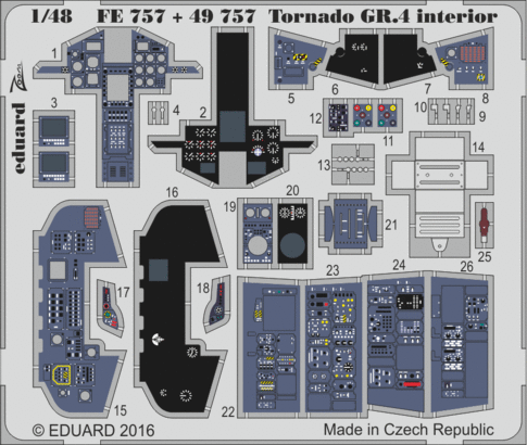 Detailset Tornado GR4 interior (Revell)  FE757