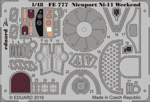 Detailset Nieuport Ni11 'Weekend" (Eduard)  FE777