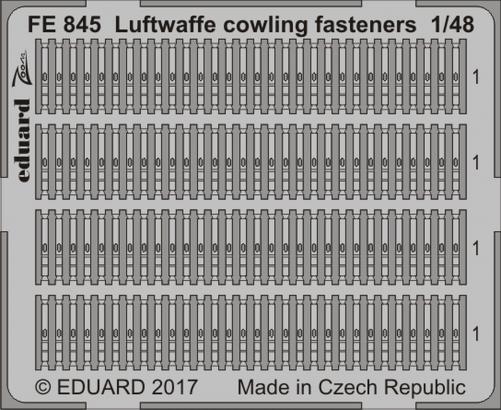 DetailsetLuftwaffe Cowling fasteners  FE845