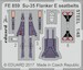 Detailset Suchoi Su35 Flanker E Seat belts (Kitty Hawk) FE859