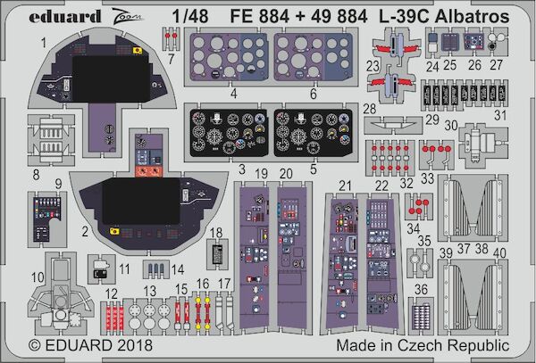 Detailset L39C Albatros Interior (Trumpeter)  FE884