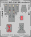 Detailset Mikoyan MiG23MF/ML Flogger Seatbelts (Trumpeter/Eduard) FE932