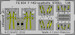 Detailset F14D Tomcat Seatbelts -steel- (Tamiya) FE934
